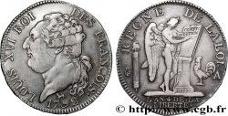LOUIS XVI (MONARQUE CONSTITUTIONNEL)  Demi-écu au génie 1792 Paris