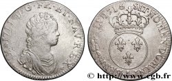 LOUIS XV DIT LE BIEN AIMÉ Quart d’écu à l’écu rond couronné 1716 Paris