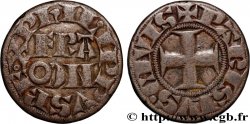 FELIPE IV  THE FAIR  Piéfort du denier parisis à l O rond s.m. Paris MBC+
