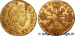 LOUIS XIV  THE SUN KING  Louis d’or aux huit L, portrait à la mèche longue 1652 Paris MBC