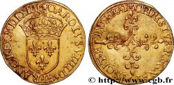 CHARLES IX Écu d or au soleil, 1er type 1564 Paris MBC