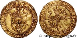 FRANCOIS I Écu d or au soleil, 5e type s.m. Marseille MBC+/EBC