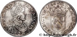 LOUIS XIV  THE SUN KING  Demi-écu, portrait à la mèche courte 1644 Paris, Monnaie de Matignon