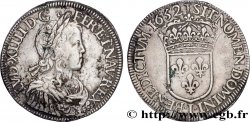 LOUIS XIV  THE SUN KING  Écu, portrait à la mèche longue 1652 Limoges