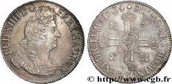 LOUIS XIV  THE SUN KING  Écu aux huit L, 2e type 1704 Dijon