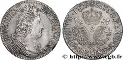 LOUIS XIV  THE SUN KING  Écu aux trois couronnes 1709 Reims