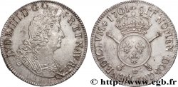 LOUIS XIV  THE SUN KING  Écu aux insignes 1701 Rouen