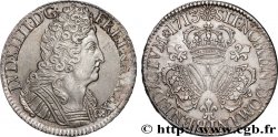 LOUIS XIV  THE SUN KING  Écu aux trois couronnes 1713 Paris