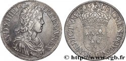 LOUIS XIV  THE SUN KING  Écu, portrait à la mèche longue 1653 Paris