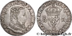 HENRI II Teston à la tête nue, 5e type 1555 Toulouse TTB+