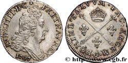 LOUIS XIV LE GRAND OU LE ROI SOLEIL 10 sols aux insignes 1707 Rennes