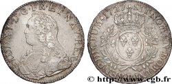 LOUIS XV DIT LE BIEN AIMÉ Écu aux branches d olivier, buste habillé 1727 Rouen