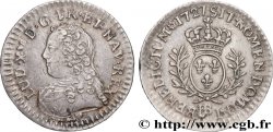 LOUIS XV DIT LE BIEN AIMÉ Vingtième d’écu aux branches d’olivier, buste habillé 1727 Strasbourg SUP
