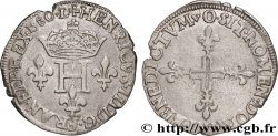 HENRY III Double sol parisis, 2e type 1580 Riom EBC