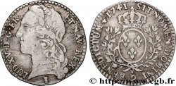 LOUIS XV DIT LE BIEN AIMÉ Dixième d écu aux branches d’olivier, tête ceinte d’un bandeau 1741 Rennes