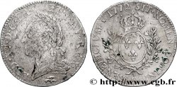 LOUIS XV DIT LE BIEN AIMÉ Écu aux branches d’olivier, buste lauré 1772 Lyon
