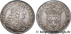 LOUIS XIV LE GRAND OU LE ROI SOLEIL Demi-écu, portrait à la cravate courte 1680 Paris SUP