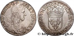 LOUIS XIV LE GRAND OU LE ROI SOLEIL Demi-écu, portrait apollinien 1660 Nantes TTB/TTB+
