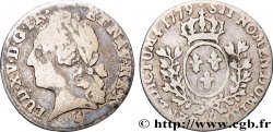 LOUIS XVI Vingtième d écu aux branches d olivier, buste lauré 1779 Paris