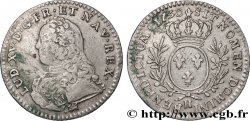 LOUIS XV THE BELOVED Dixième d’écu aux branches d’olivier, buste habillé 1730 La Rochelle