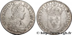 LOUIS XIV  THE SUN KING  Écu, portrait à la mèche longue 1652 Paris