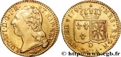 LOUIS XVI Louis d or aux écus accolés 1790 Lyon SUP