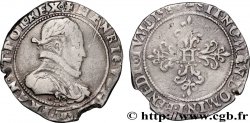 HENRI III Demi-franc au col plat 1587 Troyes