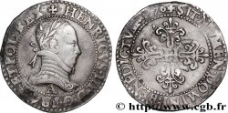 HENRI III Franc au col plat 1576 Paris