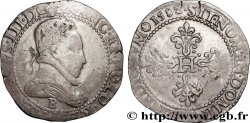 HENRI III Franc au col plat 1582 Rouen