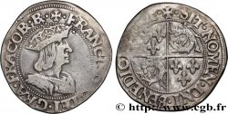 FRANÇOIS IER LE RESTAURATEUR DES LETTRES Teston du Dauphiné, 2e type s.m. Romans