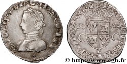 CHARLES IX Teston du Dauphiné 1562 Grenoble MBC/MBC+