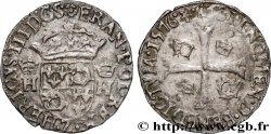 HENRI III Douzain du Dauphiné aux deux H couronnées 1576 Grenoble TB+/TTB