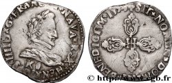 HENRI IV LE GRAND Demi-franc, 2e type de Bordeaux 1595 Bordeaux