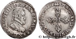 HENRY IV Demi-franc, type de Lyon 1594 Lyon MBC