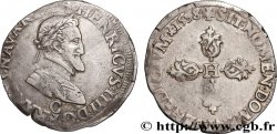 HENRI IV LE GRAND Demi-franc, 3e type de Saint-Lô 1598 Saint-Lô TTB