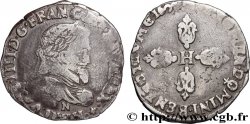 HENRY IV Demi-franc 1604 Montpellier BC