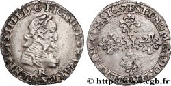 HENRY IV Demi-franc, type de Villeneuve 1607 Saint-André de Villeneuve-lès-Avignon BC+/MBC