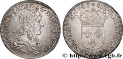 LOUIS XIII  Demi-écu, buste drapé et cuirassé (2e buste de Jean Warin) 1643 Paris, Monnaie de Matignon EBC