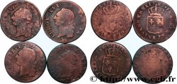 LOUIS XVI Sols dits  à l écu , lot de 4 ex. n.d. Ateliers divers
