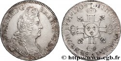 LOUIS XIV  THE SUN KING  Écu aux huit L, 2e type 1704 Paris MBC+/EBC