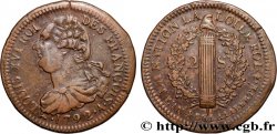 LOUIS XVI (MONARQUE CONSTITUTIONNEL)  2 sols dit  au faisceau , type FRANÇOIS 1792 Paris TTB+