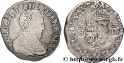 CHARLES IX COINAGE IN THE NAME OF HENRY II Teston du Dauphiné à la tête nue 1561 Grenoble
