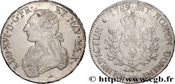 LOUIS XVI Écu aux branches d olivier 1789 Toulouse