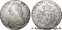 LOUIS XVI Écu aux branches d&nbsp;olivier 1791 Limoges