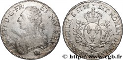 LOUIS XVI Écu aux branches d&nbsp;olivier 1791 Paris MBC