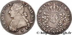 LOUIS XVI Cinquième d écu aux branches d olivier 1780 Paris
