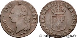LOUIS XVI Sol dit  à l écu  de Béarn 1780 Pau