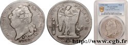 LOUIS XVI Écu dit  au génie , légende FRANÇAIS 1792 Strasbourg
