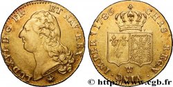 LOUIS XVI Double louis d’or aux écus accolés 1786 Lille