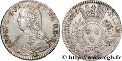 LOUIS XV DIT LE BIEN AIMÉ Demi-écu aux branches d olivier, buste habillé 1729 Pau SUP